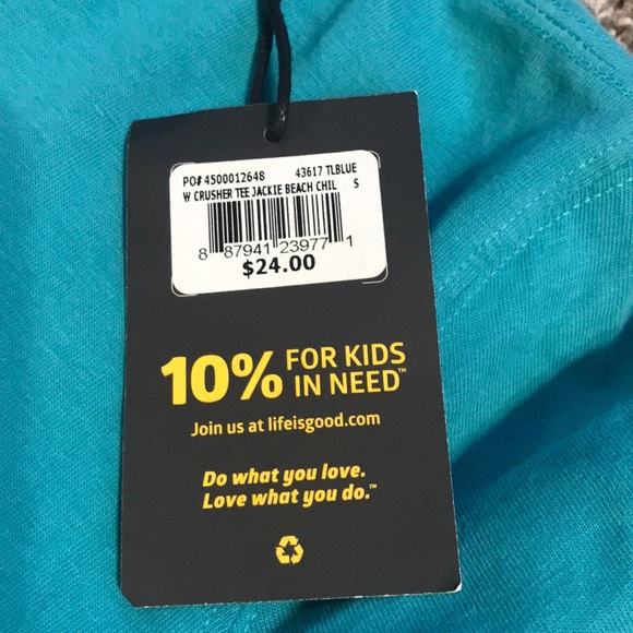 NWT life is good t-shirt - Picture 3 of 5